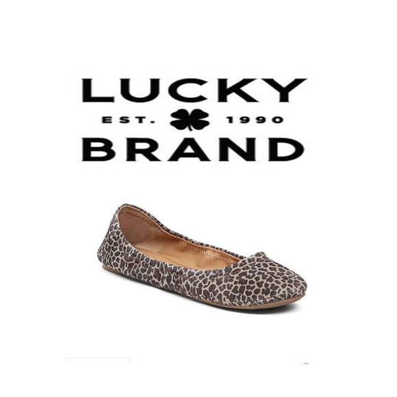 lucky brand emmie flats leopard